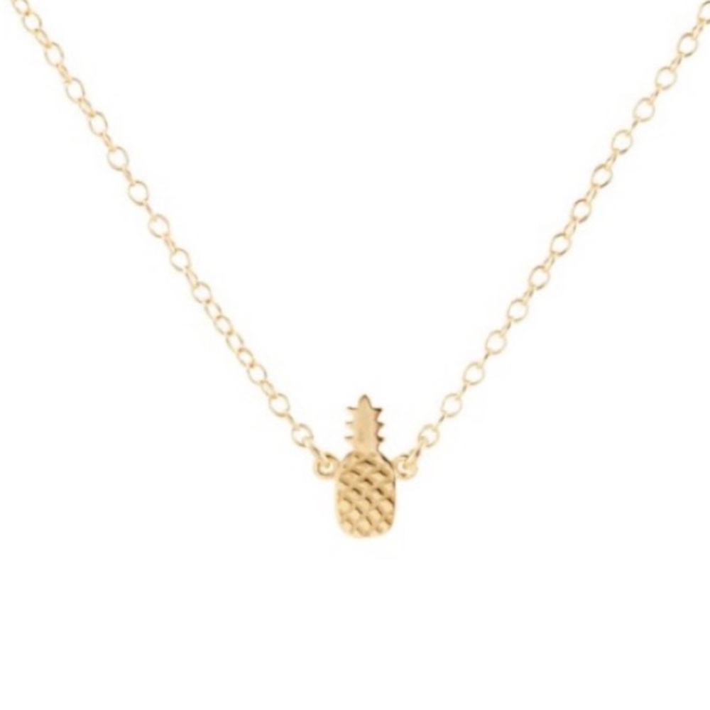 Nordstrom gold pineapple necklace